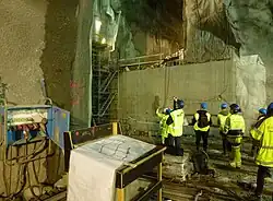 Widok na przyszły peron