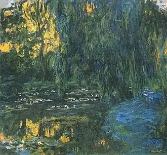 Staw lilii wodnej i płacząca wierzba (Water Lily Pond and Weeping Willow) Water-Lily Pond , (1916–19)
