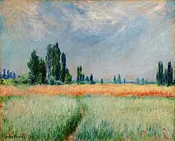 Claude Monet, Błękitne pole, 1881