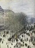 Boulevard des Capucines, mal. Claude Monet (1873)