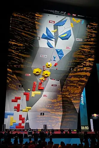 MŚ 2018  Innsbruck - ściana wspinaczkowa