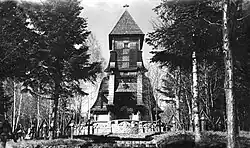 Archiwalne zdjęcie gontyny z 1919 r.