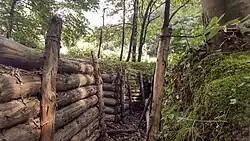 Fragment umocnień polowych