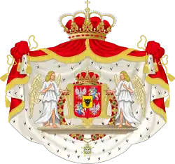 Herb Rzeczypospolitej Obojga Narodów za panowania Stanisława Leszczyńskiego (1704–1709)