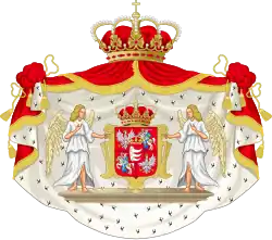 Herb Rzeczypospolitej Obojga Narodów za panowania Stefana Batorego[potrzebny&nbsp;przypis] (1575–1586)