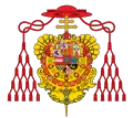 Herb Ludwika Antoniego jako kardynała I arcybiskupa Toledo