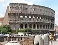 Koloseum, część odrestaurowana przez Sterna