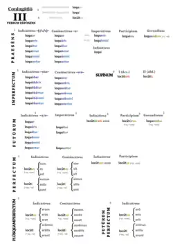 Koniugacja III – verbum deponens