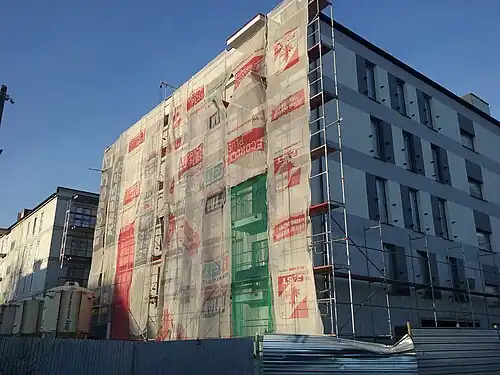 Bloki mieszkalne programu przy ul. Borek w Tomaszowie Mazowieckim (grudzień 2020)