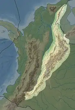 Mapa pasma górskiego