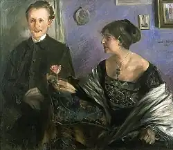 Lovis Corinth Portret pisarza Georga Hirschfelda i jego żony Elli, 1903