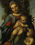 Correggio, Madonna z Dzieciątkiem i św. Janem Chrzcicielem, 1514–1515