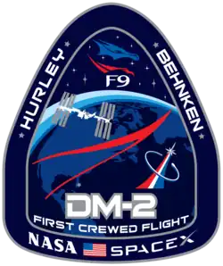 Emblemat SpaceX DM-2