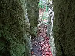 Widok z otworu północno-zachodniego