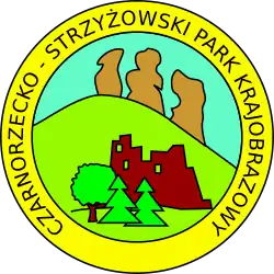 Logotyp Czarnorzecko-Strzyżowski Park Krajobrazowy