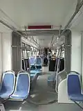 Wnętrze tramwaju EVO2