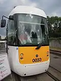 Przednie czoło tramwaju