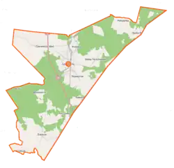 Plan gminy Czeremcha