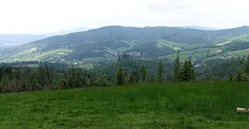 Widok z Cienkowa Niżniego