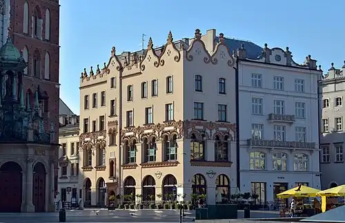 Kamienica Czyncielów (1907)Kraków pl. Mariacki 9(Rynek Główny 4)