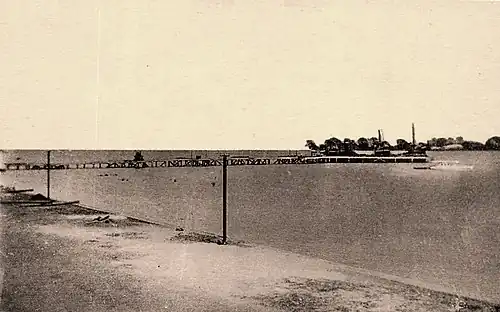 Widok na wyspę z portu w Bissau (1910)