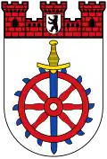 Herb Weißensee, dzielnicy Berlina
