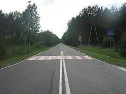 Dawna droga krajowa 93, współcześnie droga wojewódzka 100 (2009 rok)