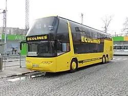 Neoplan Skyliner L III generacji należący do przewoźnika Ecolines
