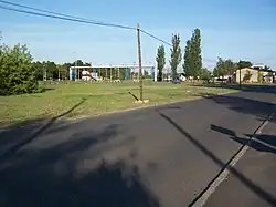 DW204 w pobliżu przejazdu kolejowo-drogowego