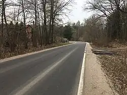 DW234, okolice wsi Borkowo