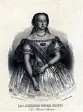 Maria Anna jako infantka portugalska w 1859 roku