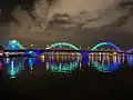 Da Nang Dragon Bridge (Most Smoka) w nocy