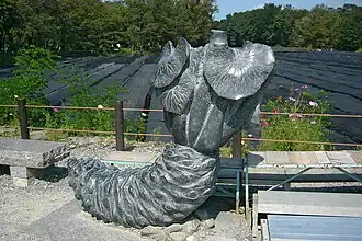 Pomnik wasabi w Azumino, w prefekturze Nagano