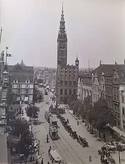 Długi Targ w 1906 roku.