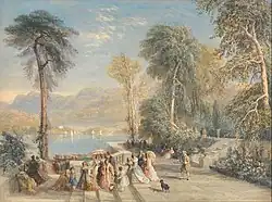 Windermere during the regatta (1832)