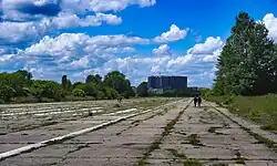 Pas startowy dawnego lotniska Kraków-Rakowice-Czyżyny