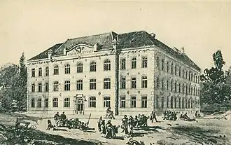 Budynek gimnazjum przed 1916