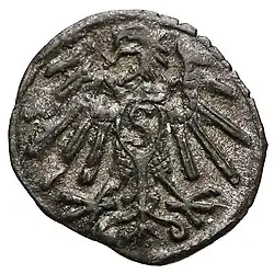 denar niedatowany rewers