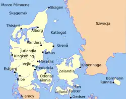 Mapa opisywanego kraju