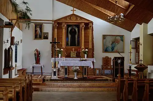 Wnętrze kościoła parafialnego