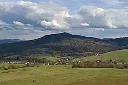 Widok z wieży, w centrum Kamień