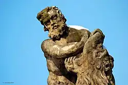 detal pałacu Potockich w Radzyniu Podlaskim