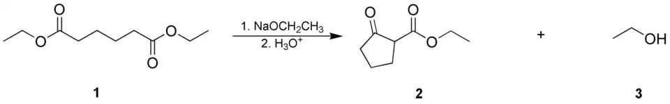 Cyklizacja Dieckmanna – przykład