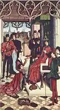 Dirk Bouts:Próba ognia przed cesarzem Ottonem III.