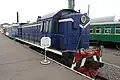 TEM1-0026 (wczesnej serii) w muzeum kolei w Petersburgu