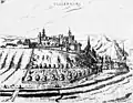 Widok zamku w 1605