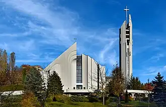 Kościół Miłosierdzia Bożego (1981)Kraków os. Na Wzgórzach 1a