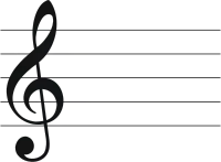 C Major key signature