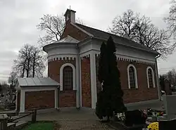 Dobrzyń nad Wisłą, kaplica św. Józefa (cmentarna) z 1888 r.