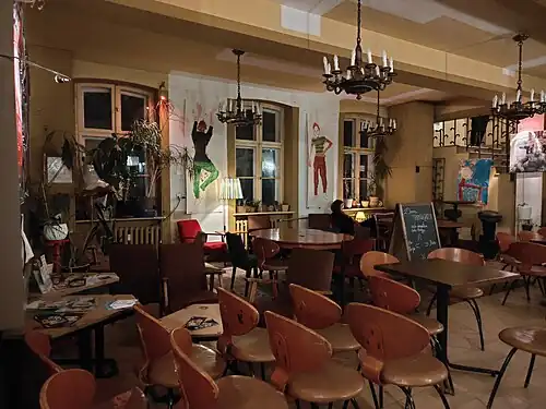 Dom Tramwajarza w Poznaniu, wnętrze holu 2025.